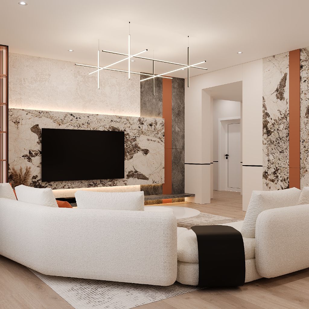 Warm Living Room Furniture — 2