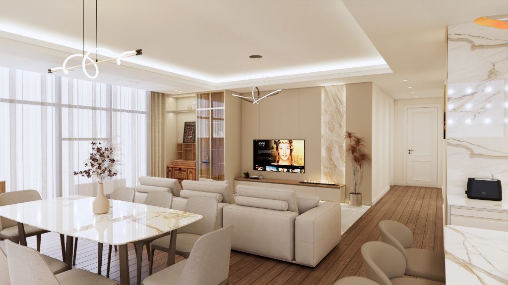 Warm Living Room Furniture — 5